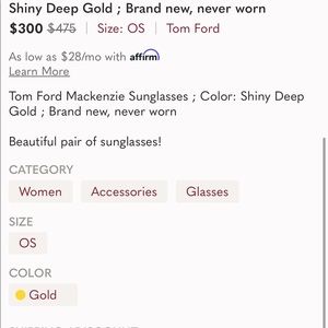 REPOST: TOM FORD SUNGLASSES